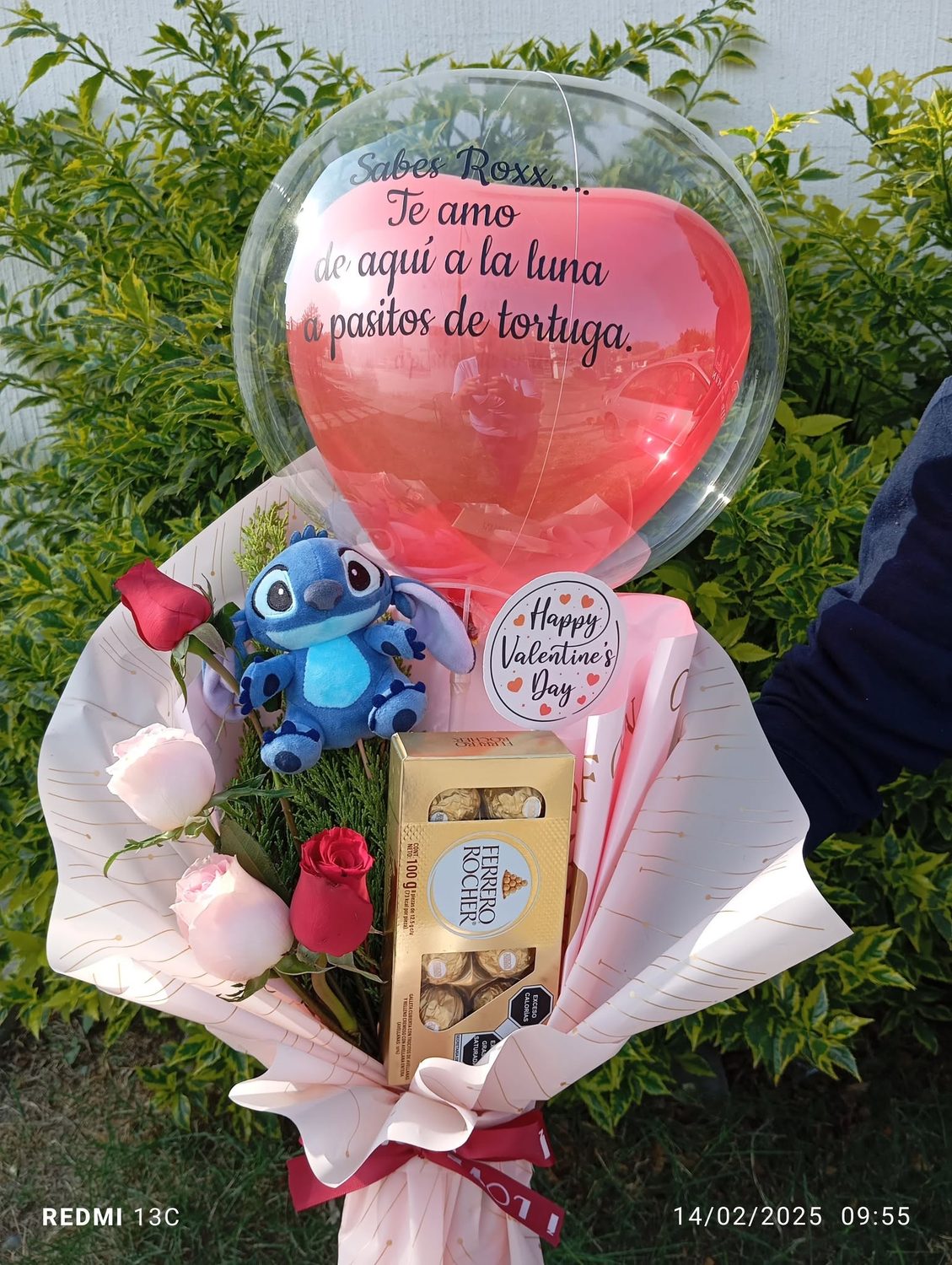 Caja de regalo personalizada armada a mano
